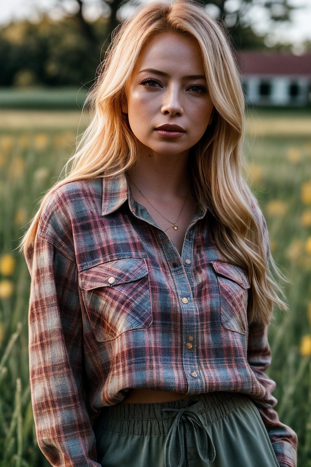 00338-828703132-realisticVisionV51_v51VAE-photo of beautiful (tl0rds-130_0.99), a woman with perfect blonde hair, wearing Copper (Plaid Shirt, Palazzo Shorts_1.1),  (fiel.png